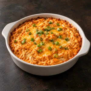Hot buffalo chicken dip