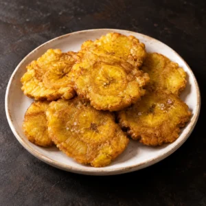 Fried green plantains
