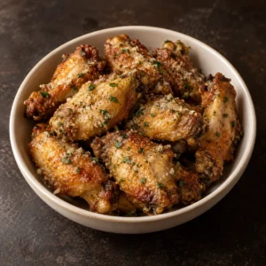 Garlic parmesan wing bowl