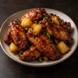 Pineapple Hennessy wings
