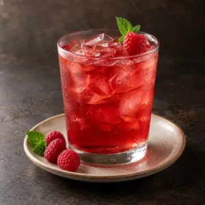 Raspberry fruit tea